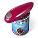Electric Can Opener, 2AA Batteries Operated Smooth Soft Edge with One-Touch Start Automatic Can Opener for Arthritis Individuals, Seniors