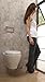 Toto CWT418MFG-2No.01 Aquia Wall-Hung Toilet and In-Wall Tank System-1.6-GPF / 0.9-GPF, Cotton