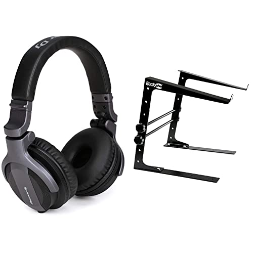 Pioneer DJ CUE1 OnEar DJ Headphone Black & RockJam Portable DJ
