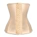 Mocofo Women's Waist Trainer Workout Latex Waist Cincher Classic 3 Hooks