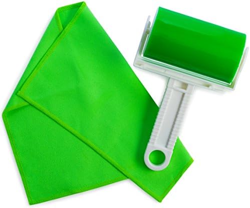 MegaFresh Interior Car Cleaner Set, 2 Pieces. Cleans All Upholstery Baby Seat & Auto Seat Covers including Your Truck or Jeep. Sticky Duster Detail Brush & Cloth is Ideal for Carpets for Cars Too