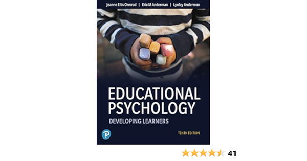 Educational Psychology Develog Learners Plus Mylab Education With Pearson Etext Access Card Package Myeducationlab Ormrod Jeanne Anderman Eric Anderman Lynley 9780135206003 Books