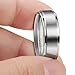 Jstyle Jewelry Titanium Rings for Men Wedding Band Cool 8MM Unique Male Ring Size 8-14