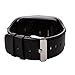 Hagibis replacement wristband Samsung Galaxy Gear S R750W Smart Watch，Easy to install easy to dismantle， (black)