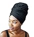 Rayna Josephine Solid Color Head Wrap -Stretch Long Hair Scarf Turban Tie