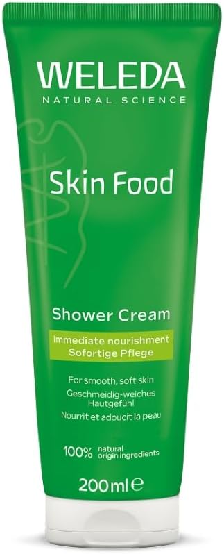 Weleda Skin Food Shower Gel Cream Body Wash Vegan Organic 200 ml