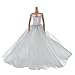 JiaUfmi 1pcs Fashion Dolls Dresses Wedding Trailing Skirt Dress Clothes White