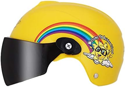 Summer Children S Helmet Boy And Girl Four Seasons Hard Hat Child Cartoon Pattern Helmet Color Yellow Amazon Com Au Home