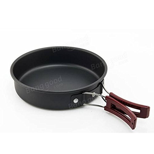Bivouacking - Sports & Outdoor - 2-3 Persons Picnic Pot Set Non-Stick Pots Pans Bowls Portable Outdoor Camping Hiking Cookware Cookware Tenting Portable Cooking Utensil Lawn Bowling - 1PCs