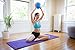 Tough Kiwi 9 Inch Pilates Ball with Pump - Mini Exercise Ball for Home Fitness | Use for Home Fitness, Stability, Barre, Pilates, Yoga, Core Training or Physical Therapy (Blue)