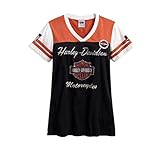 Harley-Davidson Women's Classic Colorblock Tee, Black