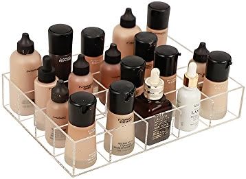 The Cosmetic Box Acrylic Makeup Organiser Tray Foundation