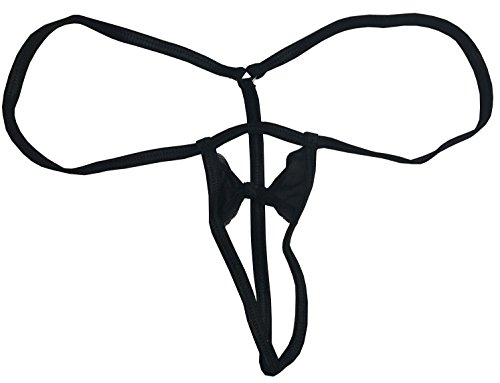 Honanda men s sexy bowknot sheer g-string thong t-back …