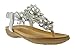 Lucita Crab Crab-1825Km Little Girls Gladiator Rhinestone Comfort Flat Sandals