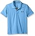 Under Armour Little Boys Ua Logo Short Sleeve Polo, Water, 6