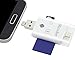 iMoreGro SD Card Reader,3 in 1 Micro SD/Memory/TF Card Adapter, Micro USB OTG Connector, Camera Card Viewer, External Storage Memory Compatible with iOS/Android Phones//Mac/PC