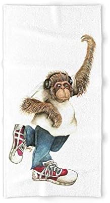 xcvgcxcvasda Shower Towel,Quick Dry, Super Absorbent, Monkey C Bath Towel 31.5"x51.2" for Beach Home Spa Pool Gym Travel Unique Pattern Design