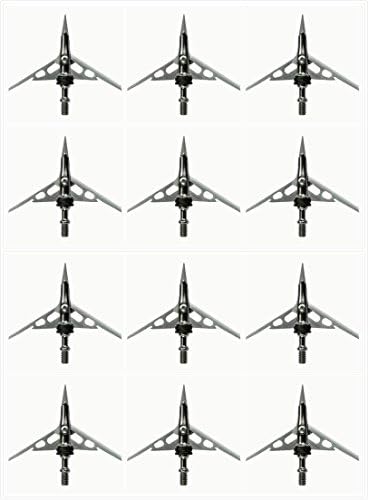 MiniXX The fourth generation of Hypodermic Expandable Broadheads 2 Blade 100 Grain (12pcs broadheads)