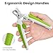 IOKHEIRA Professional Dog Nail Clippers for Large Dogs, with Quick Safety Sensor, Ergonomic Design, and Nail File Attachment