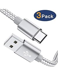 MARGE PLUS USB c Cable, Plateado 3 paquete de