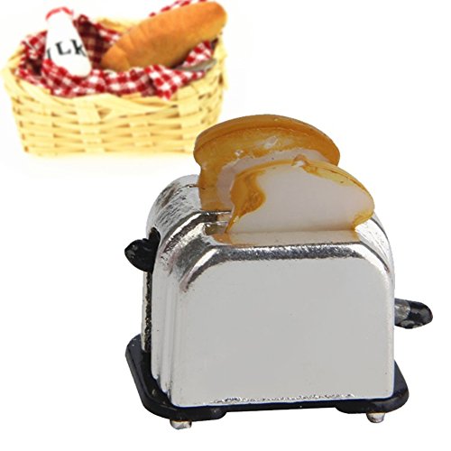 Aland-Dollhouse Miniature Bread Maker Toast Cake Mould Babyroom DIY Decoration - Thumbnail 3
