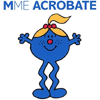 Madame Acrobate (Collection Monsieur Madame) (French Edition) book cover