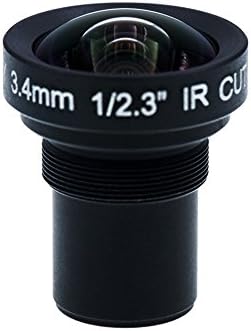 Cvivid Lens 85 Degree HFOV EFL3.4mm 16MP Non-Fisheye Lens Replacement for GoPro Hero 5/6/7