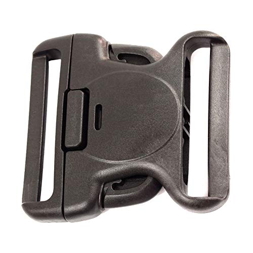 LytHarvest Replacement Buckle System for 2-1/4in Duty Belt, Triple Lock,2-Pack, Black - Thumbnail 3
