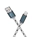 Aasama 6 Feet Certified Nylon Braided 8 Pin Lightning to USB Cable (3 Pack)