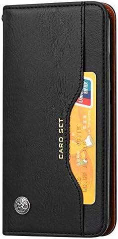 AOYIY For Huawei P30 lite Case, Leather +TPU Wallet Case Protective Cover Case With Card Slot For Huawei P30 lite Smartphone[Black]