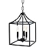 Umeway Houzlamod Marden 3-Light Chandelier, Industrial Style Lighting for Entryway,Hallway and