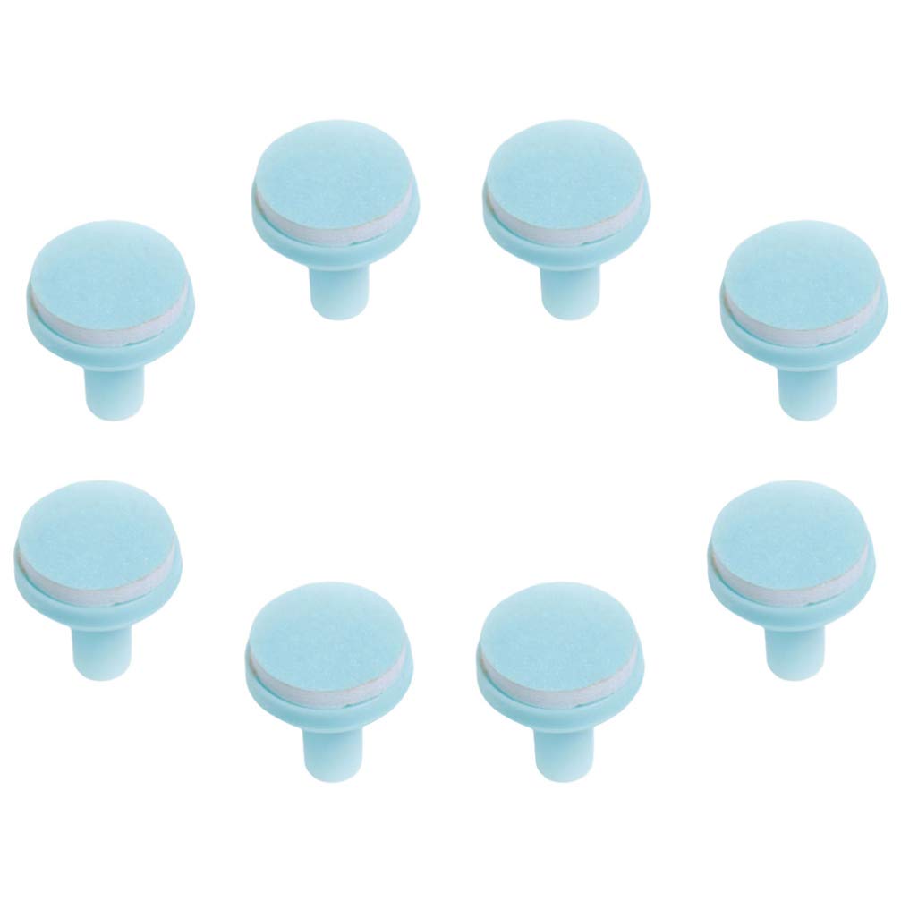 Healifty 8pcs Baby Nail Trimmer Replacement Pads Baby Nail File Replacement Pads Baby Nail Trimmer Accessories with Blue Base (Random Color)