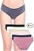 Barbra's 6 Pack Laser Cut Hiphugger Seamless Plus Size Panties (4XL, 6 Pack)
