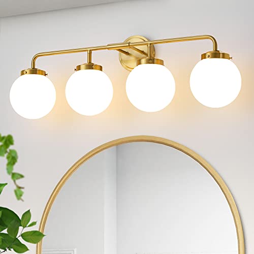 Deyidn Bathroom Light Fixtures Gold Vanity Lights