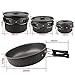 Charlie & Keith’s Portable Outdoor Cookware with Carrying Mesh,Non-Stick Pot Frying Pan Cooking Set Made of Anodized Aluminum,Suitable for 4~5 Person,Great for Camping,Hiking,Backpack,Picnicthumb 2