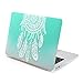 MacBook Air 13 Case, GMYLE Hard Case Print Frosted for MacBook Air 13 inch - Gradient Turquoise Dream Catcher Pattern Rubber Coated Hard Shell Case Cover