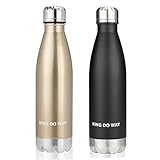 KING DO WAY 17oz Double Wall Vacuum Insulated Stainless Steel Water Bottle Perfect for Outdoor Sports Camping Hiking Cycling Picnic