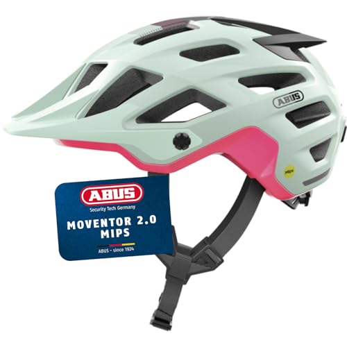 ABUS MTB-Helm Moventor 2.0 MIPS - Fahrradhelm mit Aufprallschutz für den Geländeeinsatz auf dem Mountainbike - All-Mountain-Helm für Damen und Herren