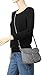 Scarleton Mini Crossbody Shoulder Bag for Women, Ultra Soft Washed Vegan Leather, H187424, Ash Grey