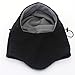 UNIQME Winter Balaclava Face Mask for Men Women, Fleece Windproof Ski Face Mask, Balaclava Hood (Black&Grey)