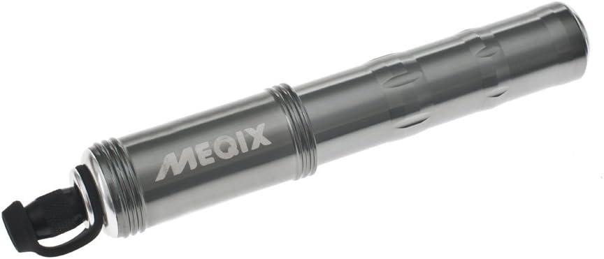 Meqix Air Lift High Pressure Mini Pump with Gauge - Grey, Large