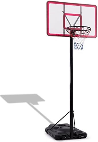 CHOOSEandBUY 10' Height Adjustable Hoop Stand Basketball Backboard w/Wheels New Good Elegant Classic Sturdy