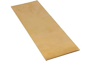CynKen 1 Pieces 3mmx100mmx100mm Corrosion Resistant H62 Brass Sheet Plate Industry DIY Experiment Sheet