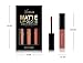 Born Beauty Sexy Matte Velvet Nude Liquid Lip Stain Stick Lip Gloss Long Lasting-3 Colors/Set (B)
