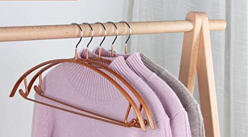 Deluxe Hanger Clothes Hangers VANORIG Durable Metal Hangers Suit Hangers ,Pack of 5 (Golden)