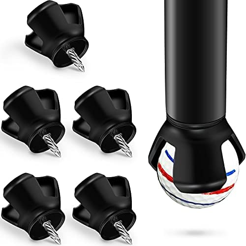Skylety 6 Pieces Golf Ball Pick up Retriever Grabber Claw Golf Ball Sucker Grabber 3-Prong Golf Ball Pick up Tool Golf Accessories