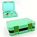 Bento Box 4 Section Tray with Removable, Lunch Box For Kids &Adults, Tritan Safe Food Materials , Easy To Clean, Lunch Storage Container 2 Buckles, Salad Box Of Green