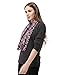 Bentibo Stylish Fashion Floral Light Weight X-large Infinity Scarf for Women Hot Pink