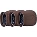 Silicone Skins for Arlo HD Smart Security Wire-Free Cameras (Dark Brown)