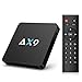 TICTID [1G DDR3/8G EMMC] AX9 Android 7.1 TV Box Amlogic Quad Core A53 Processor 64 Bits Smart TV Box with H.265 HEVC Video Decoder UHD 4k.2k HDMI 2.0 Output 2.4G WiFi Android Box